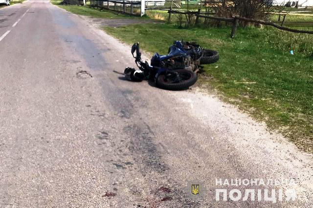 За добу на Волині у ДТП з мотоциклами загинуло двоє людей