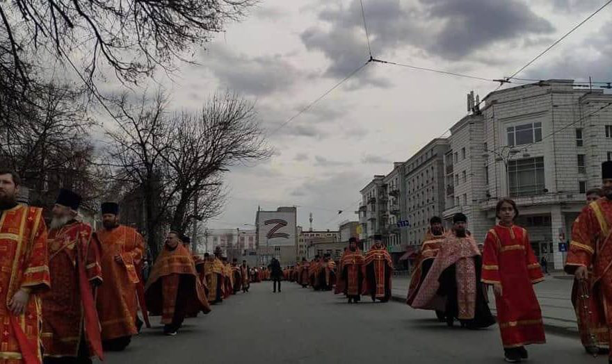 російські попи закликають вірян поповнювати лави окупаційних військ