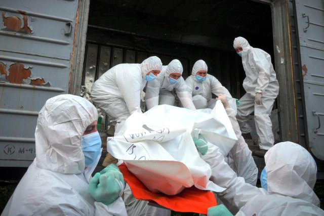 В Україні за день зібрали кілька сотень тіл окупантів для відправки на рашу