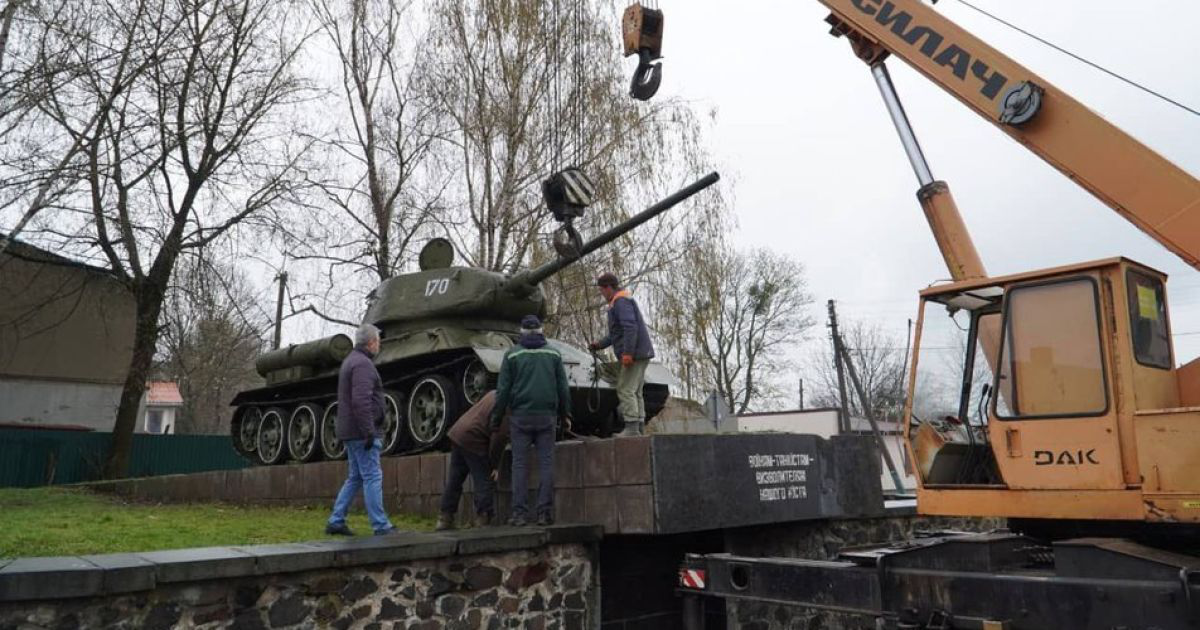 Там була хата: історія демонтованого танка у Володимирі