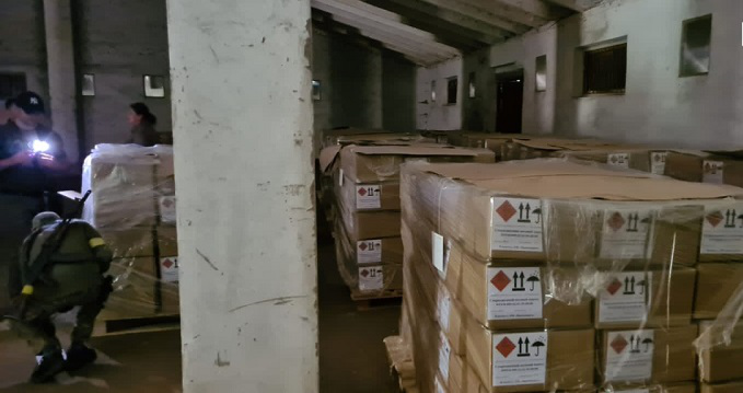 На Харківщині на приватному підприємстві виявили 700 кг тротилу (фото, відео)