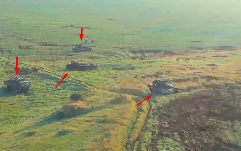 Московити вже понад місяць не забирають залишки розбитої 64-ї бригади (відео)