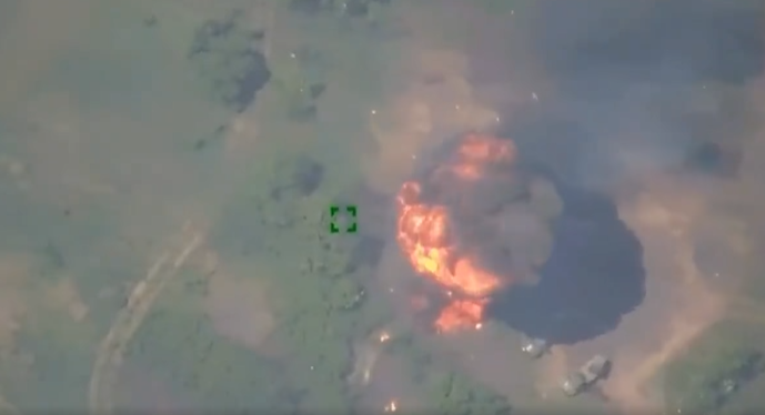 Воїни князівської бригади знищили російські РСЗВ (відео)