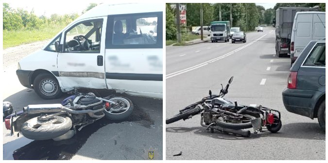 У Луцьку за добу два мотоциклісти потрапили до лікарні (фото, відео)