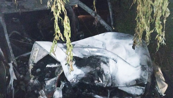 Згорів разом з автівкою: на Волині сталася смертельна ДТП (фото, відео)