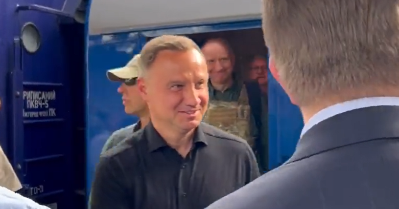 Президент Польщі Анджей Дуда приїхав до Києва (відео)