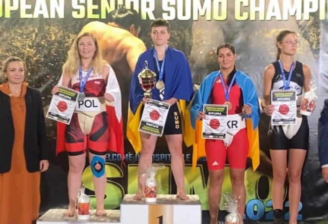 Лучанка здобула «бронзу» на чемпіонаті Європи з сумо