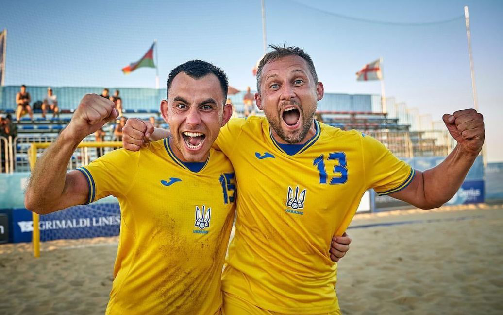 Чоловіча збірна України з пляжного футболу виборола путівку на Європейські ігри-2023