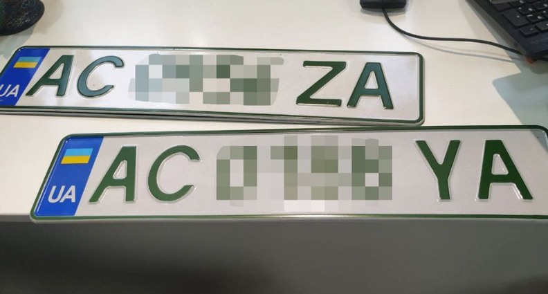 Скільки волинських автовласників замінили номерні знаки з літерами «Z» та «V»