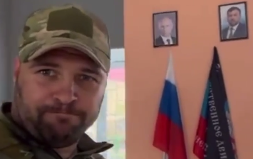 Лучанин Олександр Фацевич показав кабінет терориста Пушиліна (відео)