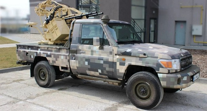 Чеські інженери об’єднають пікап Toyota з артилерією ППО для української армії
