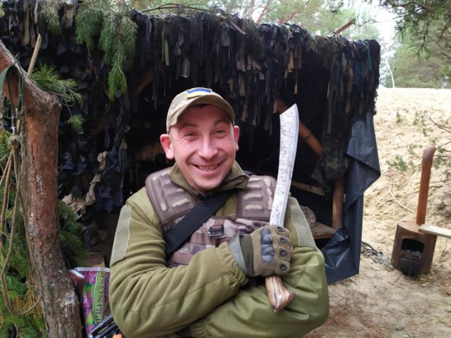 Позивний «Мультик»: волинянин із мачете захищає кордони України (фото)