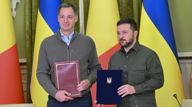 Зеленський і прем'єр Бельгії підписали декларацію про підтримку вступу України до ЄС та НАТО