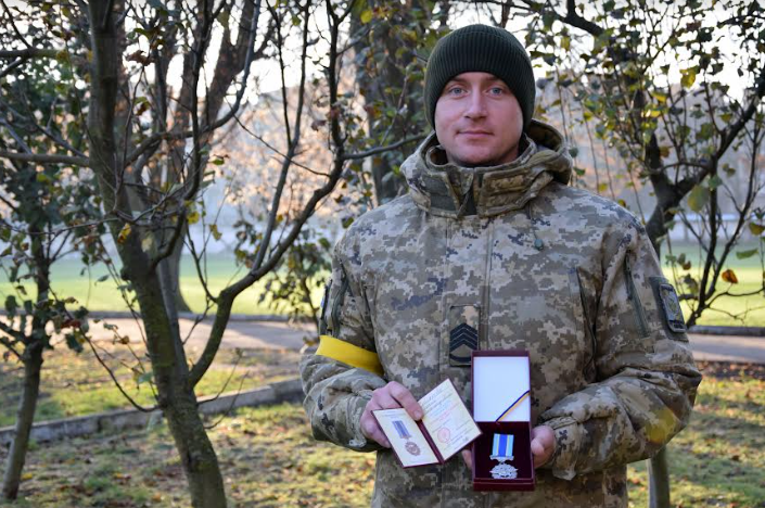 Прикордонник Волинського загону отримав державну нагороду (фото)
