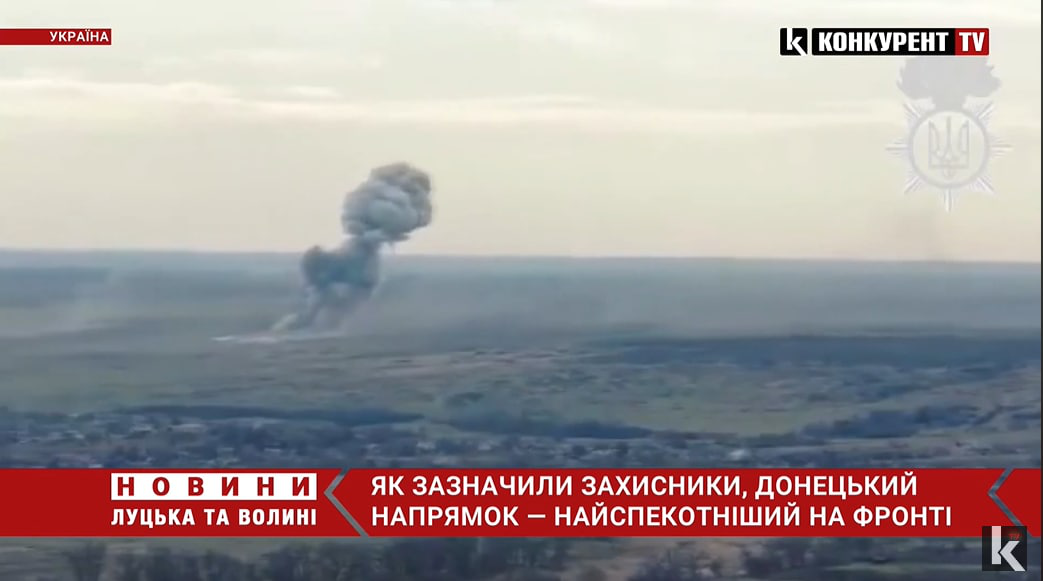 На Донеччині мінометники ефектно знищили ворожий танк (відео)
