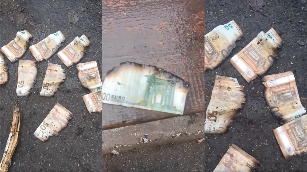 На Тернопільщині каналізацію забило грішми (відео)