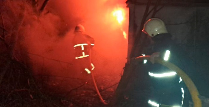 У перший день року рятувальники сім разів виїжджали на гасіння пожеж (фото)