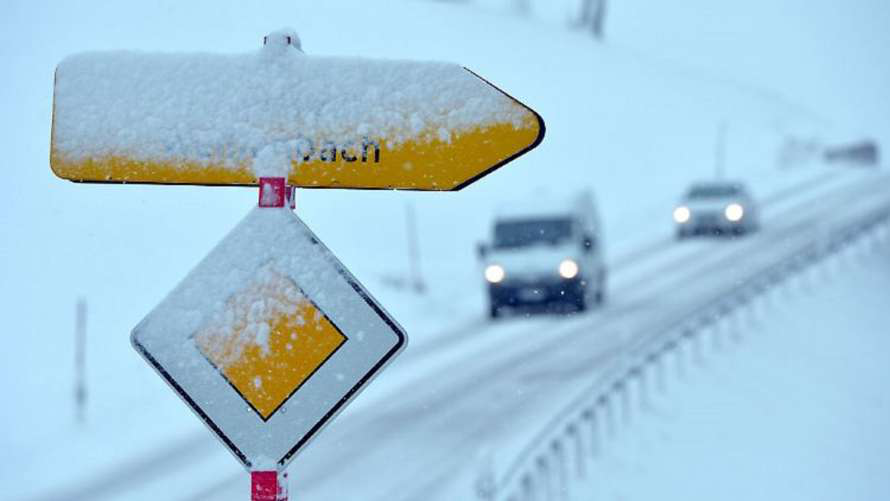 Циклон зі Скандинавії викликав сніговий колапс у центральній Європі (фото0