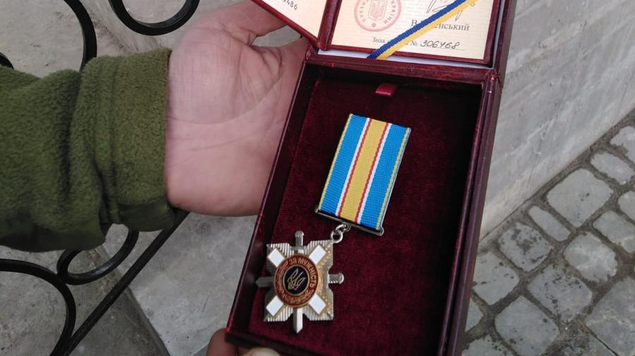 Військового з Волині Вадима Дудка нагородили орденом «За мужність» посмертно (фото)