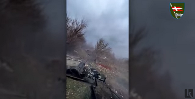 Воїни волинської 14-ї бригади на трофейному БМП-2 знищили окупантів (відео)