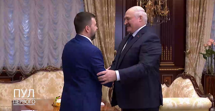 Лукашенко зустрівся з ватажком «ДНР» Пушиліним