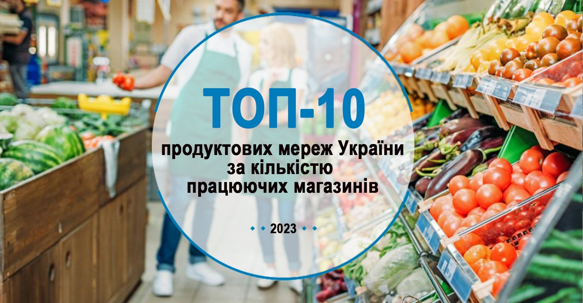 Два рітейлери з Луцька – у топ-10 продовольчих мереж України (інфографіка)