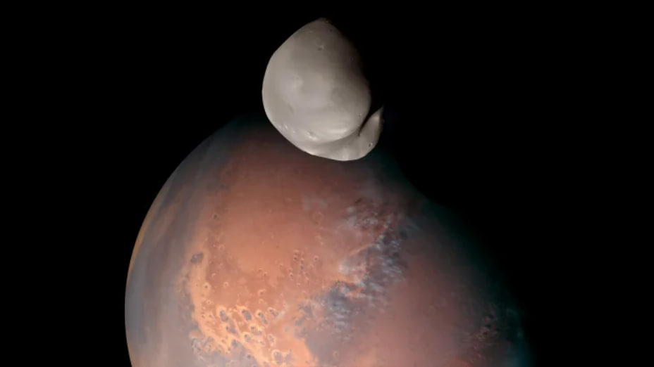 Астрономи зробили перший детальний знімок супутника Марса