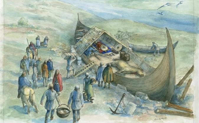 Вважався порожнім: археологи знайшли 20-метровий корабель вікінгів у кургані (фото)