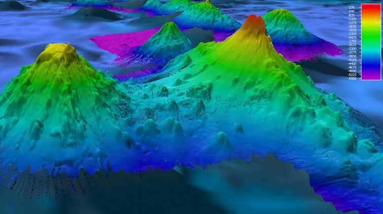 Вчені знайшли 19 тисяч раніше невідомих підводних вулканів