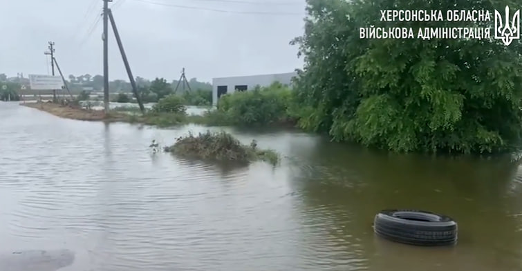 Площа затоплених територій на Херсонщині зменшилася майже вдвічі (відео)