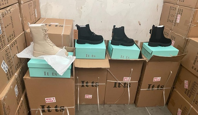 У «Ягодині» знайшли контрабанду жіночого взуття на 3,3 мільйона (фото)