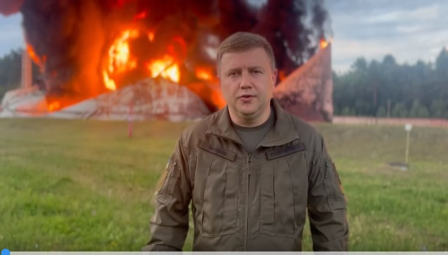 Ворог зруйнував нафтобазу на Рівненщині (відео)