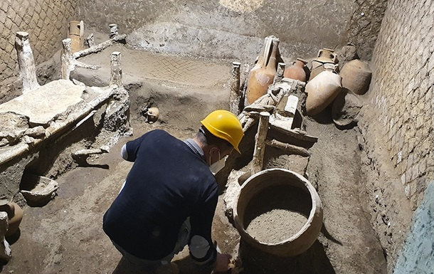 Археологи знайшли на віллі неподалік Помпеїв кімнату рабів