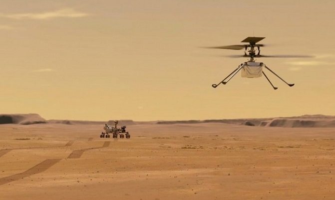 Марсіанський вертоліт Ingenuity побив власний рекорд з висоти польоту