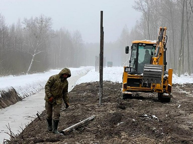 На Волині продовжують укріплювати кордон з Білоруссю