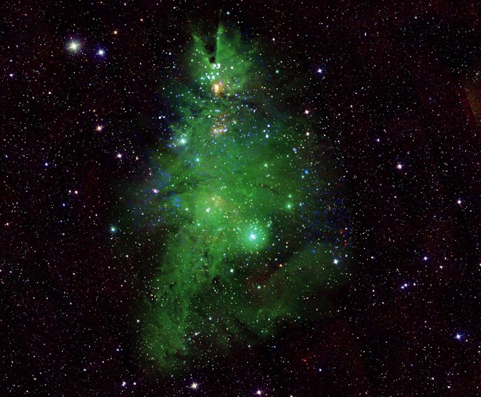 NASA показало «різдвяну ялинку» у космосі (фото)