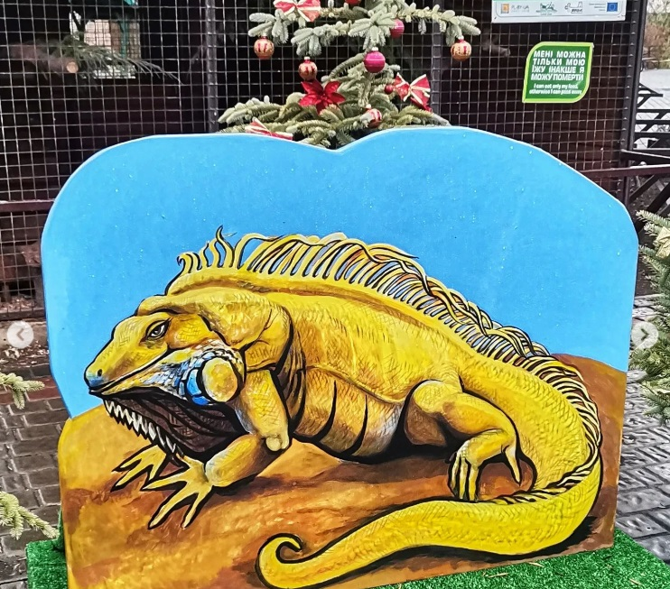 Луцький зоопарк підготував оригінальну фотозону з «драконом» (фото)