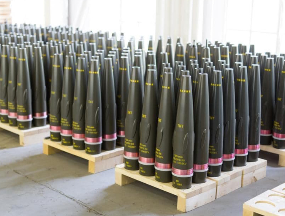 Швеція збільшить виробництво 155-мм артилерійських боєприпасів для України