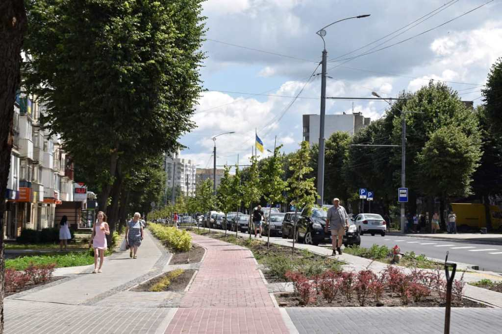 Озеленення, лавочки і смітники: за ремонт проспекту Волі заплатять мільйон гривень