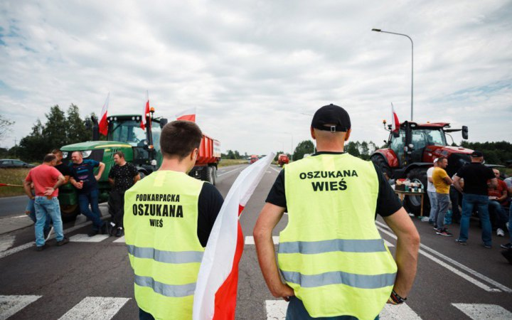 Польські страйкувальники заблокували пункт пропуску «Ягодин – Дорогуськ»