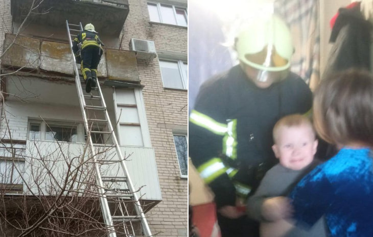 Двері зачинились, а на вогні – сковорідка: у Володимирі рятувальники визволяли з квартири дитину (фото)