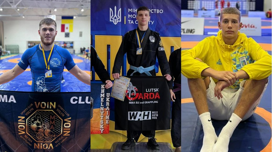 Троє волинян здобули медалі на чемпіонаті України з грепплінгу