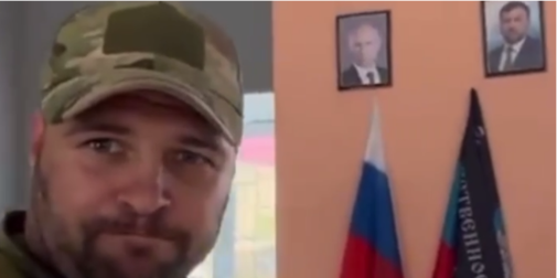 Лучанин Олександр Фацевич показав кабінет терориста Пушиліна (відео)